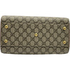グッチ GUCCI GGスプリーム スモールボストンバッグ 409529 ブラウン レディース ハンドバッグ ショルダーバッグ