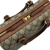 グッチ GUCCI GGスプリーム スモールボストンバッグ 409529 ブラウン レディース ハンドバッグ ショルダーバッグ