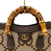 グッチ GUCCI ダイアナスモールトートバッグ 660195 ブラウン ジャンボGGキャンバス/レザー レディース トートバッグ