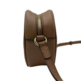 グッチ GUCCI ソーホー ラウンドショルダーバッグ 747779 ベージュ レザー レディース ショルダーバッグ