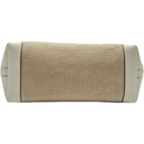 グッチ GUCCI ロゴトートバッグ 247209 ベージュ/ホワイト リネン レディース ショルダーバッグ