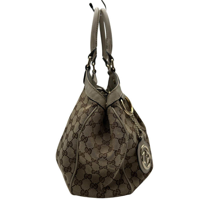 グッチ GUCCI GGキャンバス スーキートートバッグ 211944 アイボリー