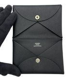 エルメス HERMES カルヴィ Y刻 ブラック エプソン レディース カードケース