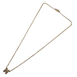 エルメス HERMES ポップＨミニネックレス グレー/ゴールド エナメル/メタル アクセサリー
