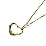ティファニー TIFFANY＆CO オープンハートネックレス イエローゴールド 18K ジュエリー
