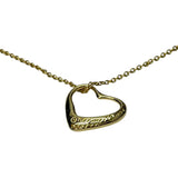 ティファニー TIFFANY＆CO オープンハートネックレス イエローゴールド 18K ジュエリー