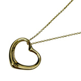 ティファニー TIFFANY＆CO オープンハートネックレス イエローゴールド 750 ジュエリー