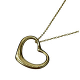 ティファニー TIFFANY＆CO オープンハートネックレス イエローゴールド 750 ジュエリー
