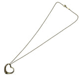 ティファニー TIFFANY＆CO オープンハートネックレス イエローゴールド 750 ジュエリー