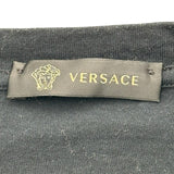 ヴェルサーチ VERSACE メデューサロゴTシャツ A74741S ブラック コットン メンズ 半袖Ｔシャツ