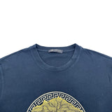 ヴェルサーチ VERSACE メデューサロゴTシャツ A74741S ブラック コットン メンズ 半袖Ｔシャツ
