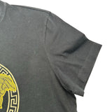 ヴェルサーチ VERSACE メデューサロゴTシャツ A74741S ブラック コットン メンズ 半袖Ｔシャツ