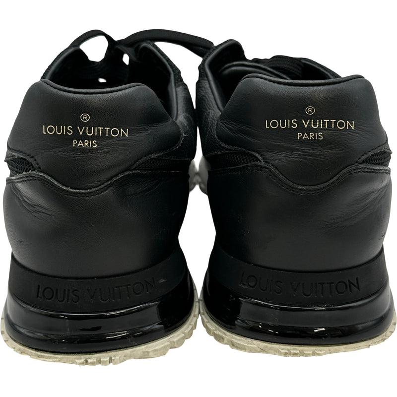 り*う様 LOUIS VUITTON ブラック スニーカー ルイ・ヴィトン LOUIS VUITTON ランアウェイライン ローカット