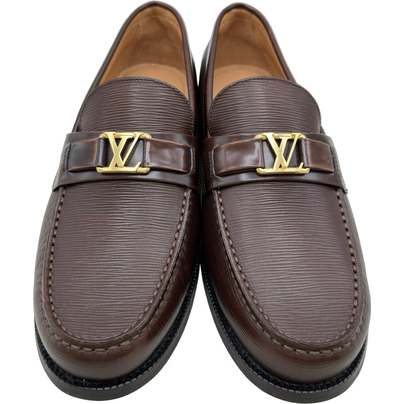 ルイ・ヴィトン LOUIS VUITTON メジャーラインローファー ブラウン