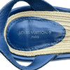 ルイ・ヴィトン LOUIS VUITTON マイアライン ウェッジソールサンダル ブルー レディース サンダル