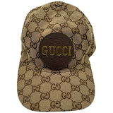 グッチ GUCCI GG総柄ロゴパッチキャップ 575253 ベージュ コットン ユニセックス その他ファッション雑貨
