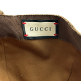 グッチ GUCCI GG総柄ロゴパッチキャップ 575253 ベージュ コットン ユニセックス その他ファッション雑貨