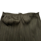 プリーツプリーズ PLEATS PLEASE ISSEY プリーツロングパンツ PP13-JF107 カーキ ポリエステル レディース パンツ