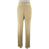 PLEATS PLEASE ISSEY MIYAKE プリーツロングパンツ PP04-JF609 ベージュ ポリエステル レディース その他ボトムス