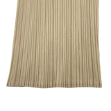 PLEATS PLEASE ISSEY MIYAKE プリーツロングパンツ PP04-JF609 ベージュ ポリエステル レディース その他ボトムス