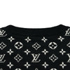 ルイ・ヴィトン LOUIS VUITTON グラディエントモノグラムニットセーター HQN42W ブラック コットン メンズ ニット