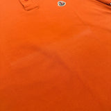 モンクレール MONCLER ロゴワッペン半袖ポロシャツ オレンジ コットン レディース ポロシャツ