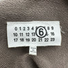 MM6 ナンバリングプルオーバーパーカー SH0GU0018 グレー コットン メンズ パーカー