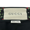 グッチ GUCCI 花柄フレアロングスカート 642462 ブラック レーヨン レディース スカート