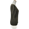 PLEATS PLEASE ISSEY MIYAKE 半袖プリーツカットソー PP91-JK072 カーキ ポリエステル レディース カットソー