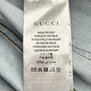 グッチ GUCCI ハートパッチデニムパンツ 467288 ライトブルー デニム レディース デニムパンツ