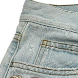 グッチ GUCCI ハートパッチデニムパンツ 467288 ライトブルー デニム レディース デニムパンツ