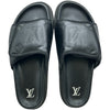 ルイ・ヴィトン LOUIS VUITTON マイアミライン モノグラムフラットサンダル FD0252 ブラック レザー メンズ サンダル
