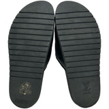 ルイ・ヴィトン LOUIS VUITTON マイアミライン モノグラムフラットサンダル FD0252 ブラック レザー メンズ サンダル