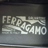 サルヴァトーレ・フェラガモ Salvatore Ferragamo ガンチーニ金具レザーローファー ブラック レザー レディース ローファー