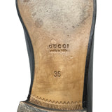 グッチ GUCCI ホースビットレザーローファー 309701 ブラック レザー レディース ローファー