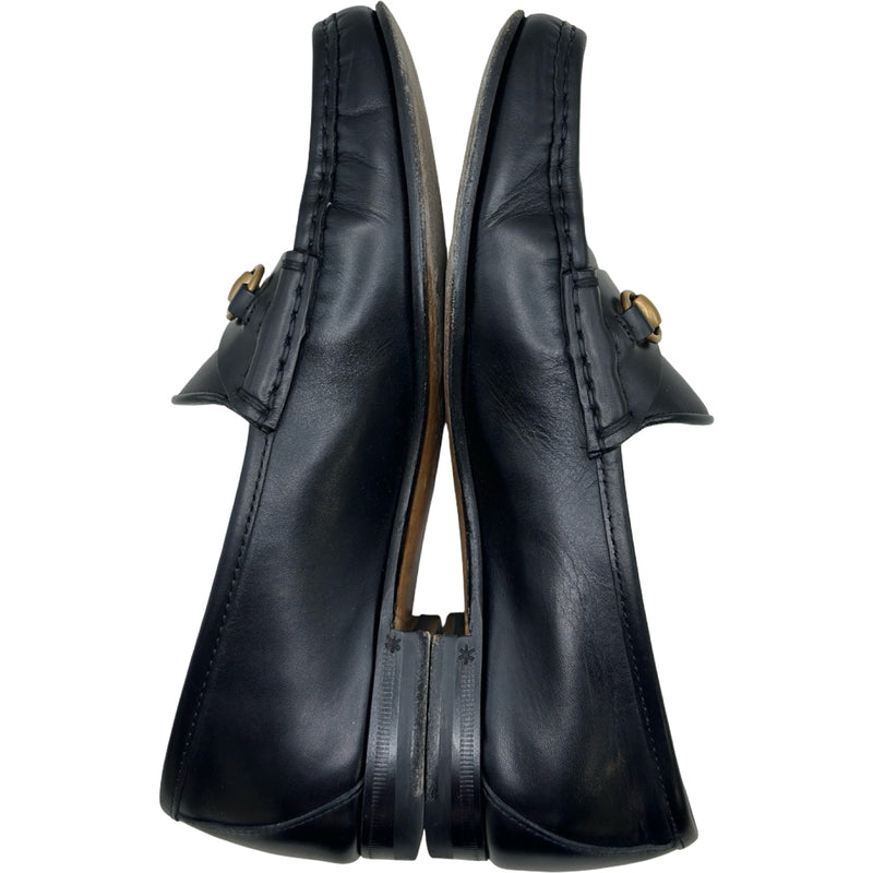 グッチ GUCCI ホースビットレザーローファー 309701 ブラック レザー