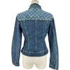 ルイ・ヴィトン LOUIS VUITTON モノグラム総柄デニムジャケット WJA15CKJ ブルー デニム レディース デニムジャケット