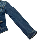 ルイ・ヴィトン LOUIS VUITTON モノグラム総柄デニムジャケット WJA15CKJ ブルー デニム レディース デニムジャケット