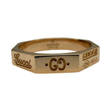 グッチ GUCCI オクタゴナリング ピンクゴールド 750 ジュエリー