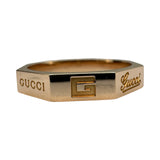 グッチ GUCCI オクタゴナリング ピンクゴールド 750 ジュエリー