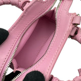 バレンシアガ BALENCIAGA ネオ クラシック スーパーナノ 669537 ピンク レザー レディース ショルダーバッグ