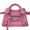バレンシアガ BALENCIAGA ネオ クラシック スーパーナノ 669537 ピンク レザー レディース ショルダーバッグ