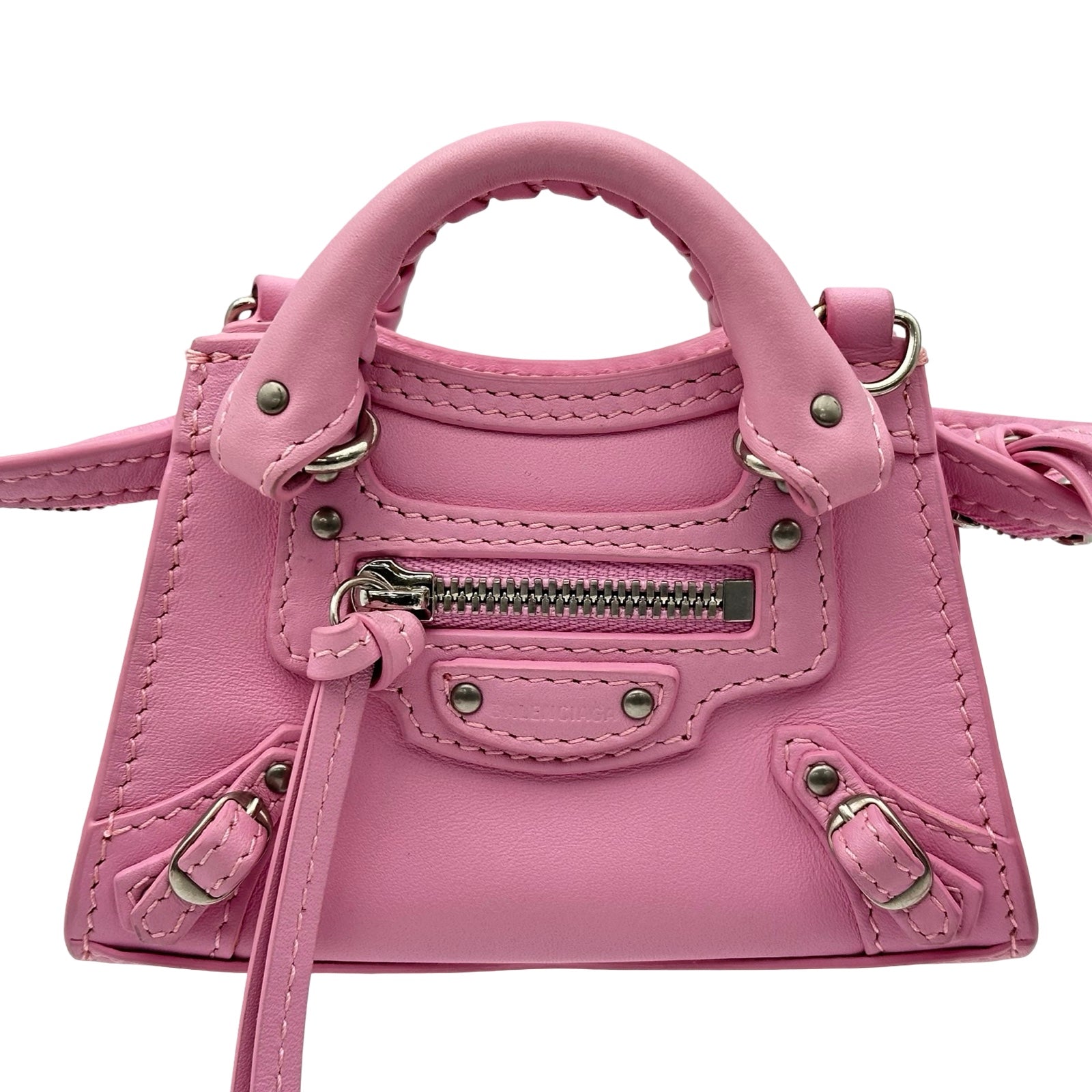バレンシアガ BALENCIAGA ネオ クラシック スーパーナノ 669537 ピンク
