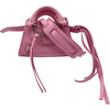 バレンシアガ BALENCIAGA ネオ クラシック スーパーナノ 669537 ピンク レザー レディース ショルダーバッグ