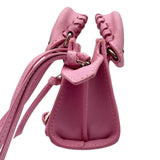 バレンシアガ BALENCIAGA ネオ クラシック スーパーナノ 669537 ピンク レザー レディース ショルダーバッグ