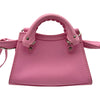 バレンシアガ BALENCIAGA ネオ クラシック スーパーナノ 669537 ピンク レザー レディース ショルダーバッグ