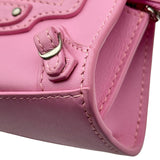 バレンシアガ BALENCIAGA ネオ クラシック スーパーナノ 669537 ピンク レザー レディース ショルダーバッグ