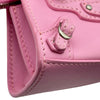 バレンシアガ BALENCIAGA ネオ クラシック スーパーナノ 669537 ピンク レザー レディース ショルダーバッグ