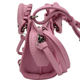 バレンシアガ BALENCIAGA ネオクラシック スーパーナノ 669537 ピンク レザー レディース ショルダーバッグ