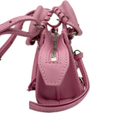 バレンシアガ BALENCIAGA ネオクラシック スーパーナノ 669537 ピンク レザー レディース ショルダーバッグ